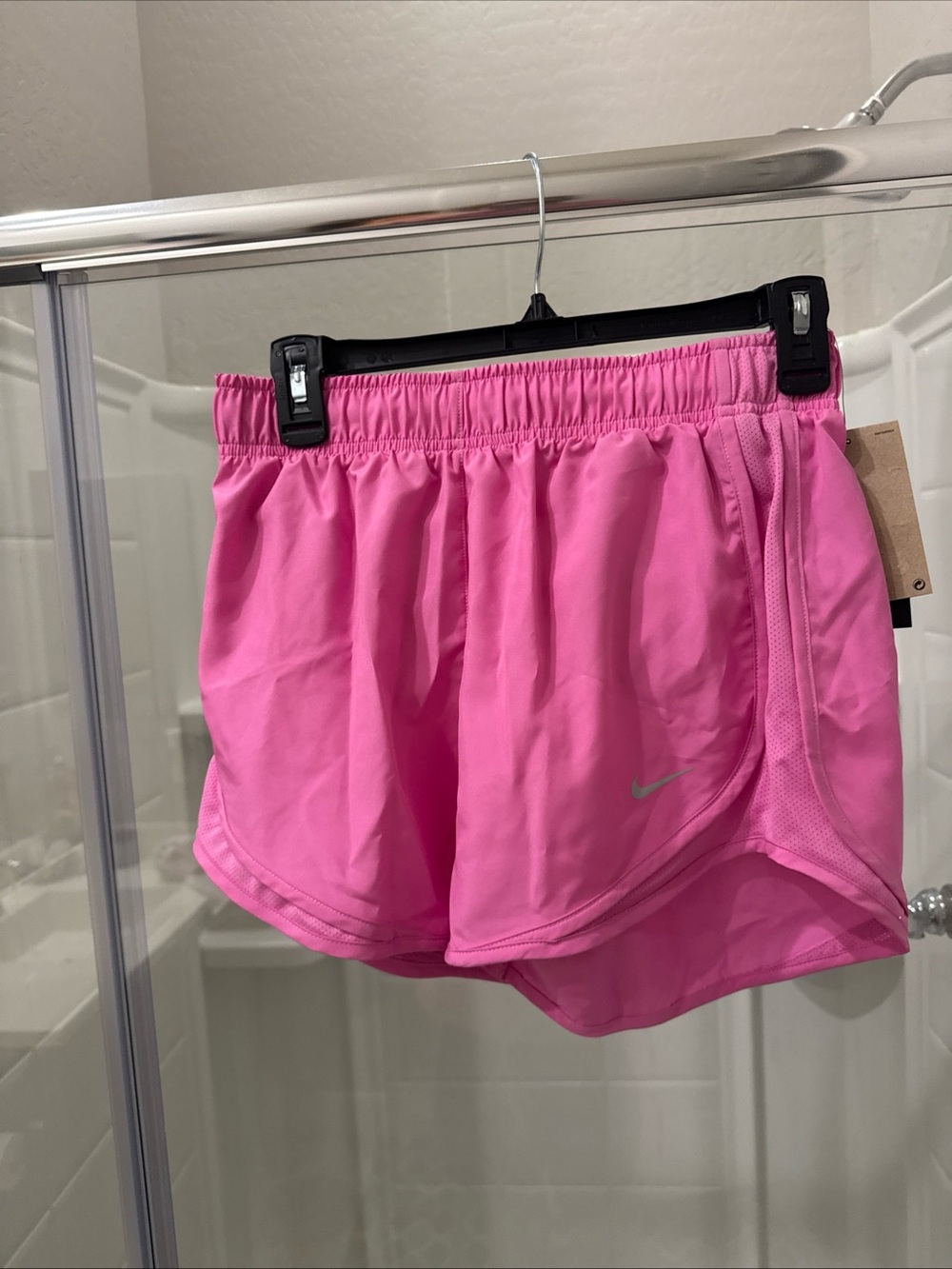 Nike Women's Pink Dri-FIT Running Shorts